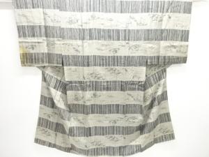 アンティーク 帆船模様男物長襦袢